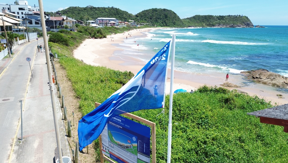 Região turística catarinense conquista maior número de certificações Bandeira Azul no Brasil