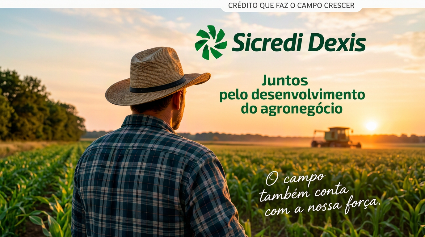 Sicredi Dexis libera R$ 975 milhões em crédito rural e registra alta de 47,5% no início do Plano Safra